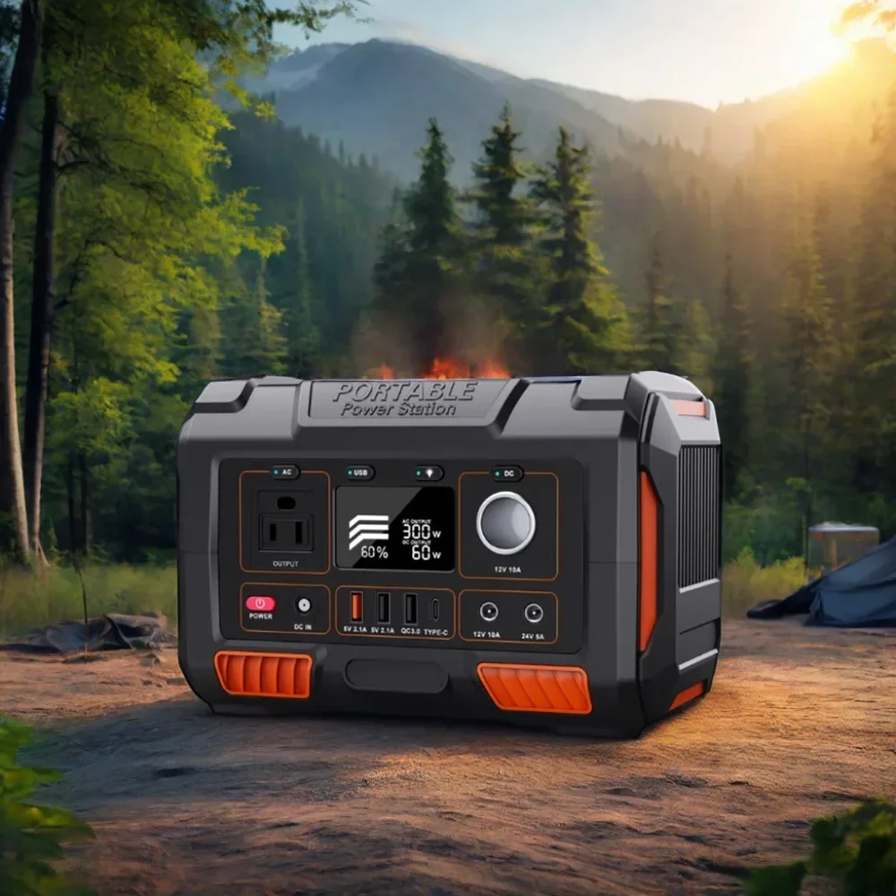 Портативная электростанция 300 Вт 78000 мАч светодиодный дисплей для кемпинга на