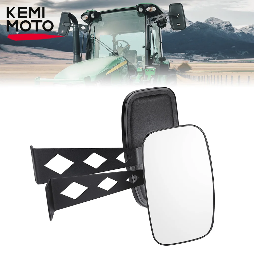 

KEMIMOTO Compatible with John Deere 5000 6000 Tractor Side Mirrors Improved Visibility and Safety While Operating Your Tractor