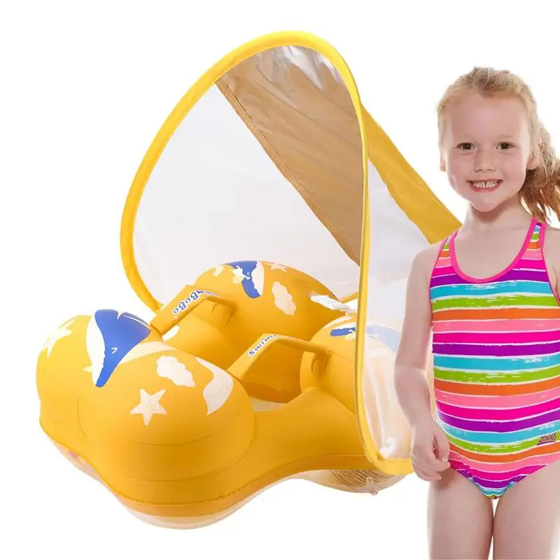 

Мультяшный медведь, детский бассейн, плавающий поплавок, Детские поплавки с солнцезащитным навесом, надувная игрушка, детский поплавок, аксессуары для бассейна