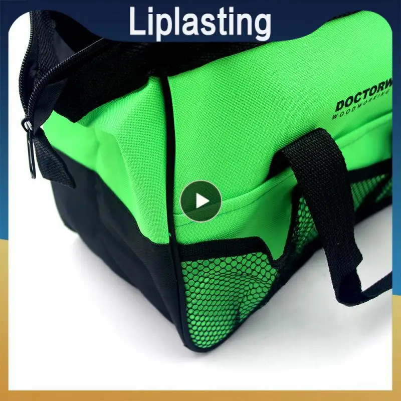 

Multifunctional Tool Bag Large Garden Canvas Pockets Tool Storage Organiser Tote DIY Kit Gardener's Choice Tool Cabinet Storage