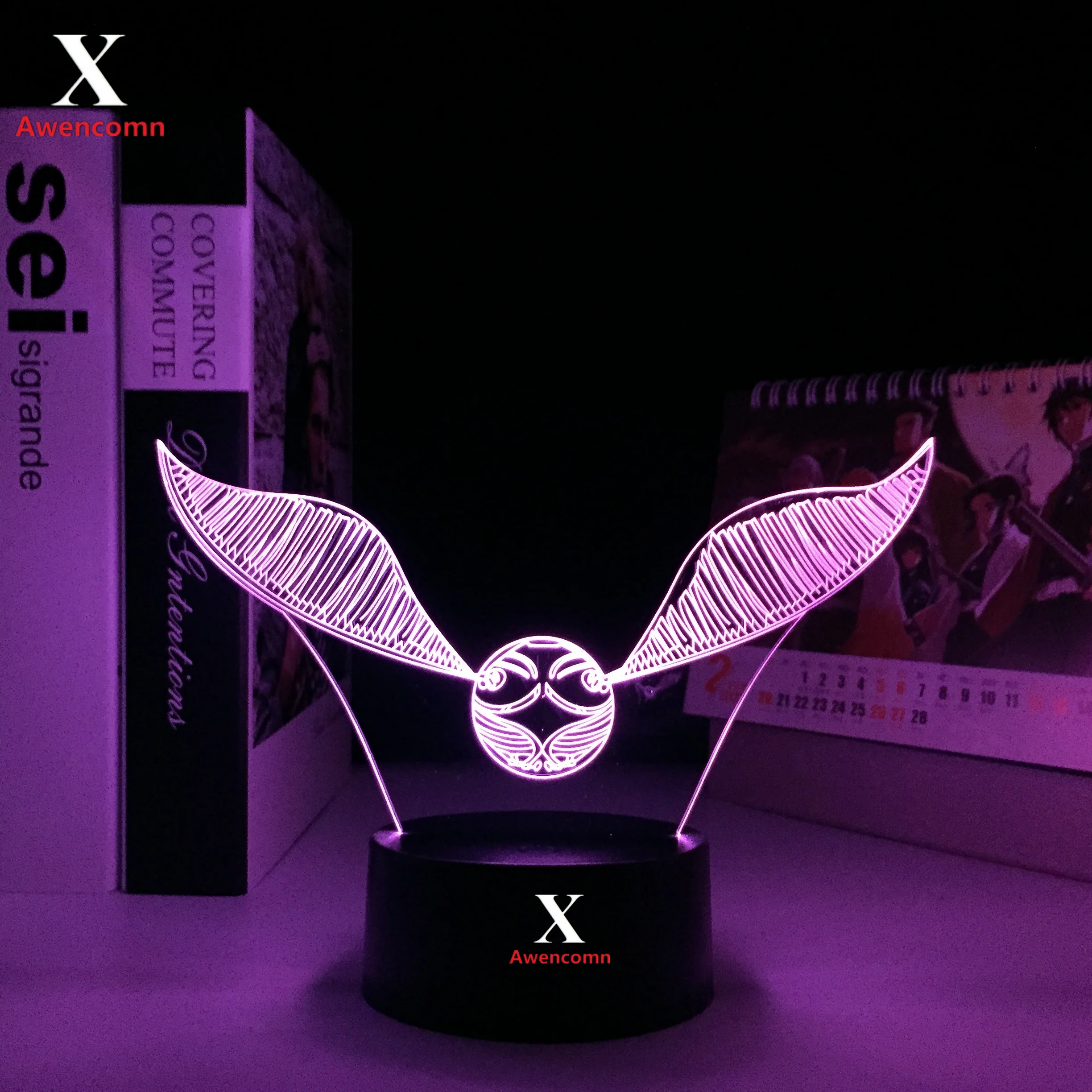 

Flying Magic Ball LED Night Light for Bedroom Decoration Lamp Birthday Gift Acrylic 3D Lamp Bedside Table Light