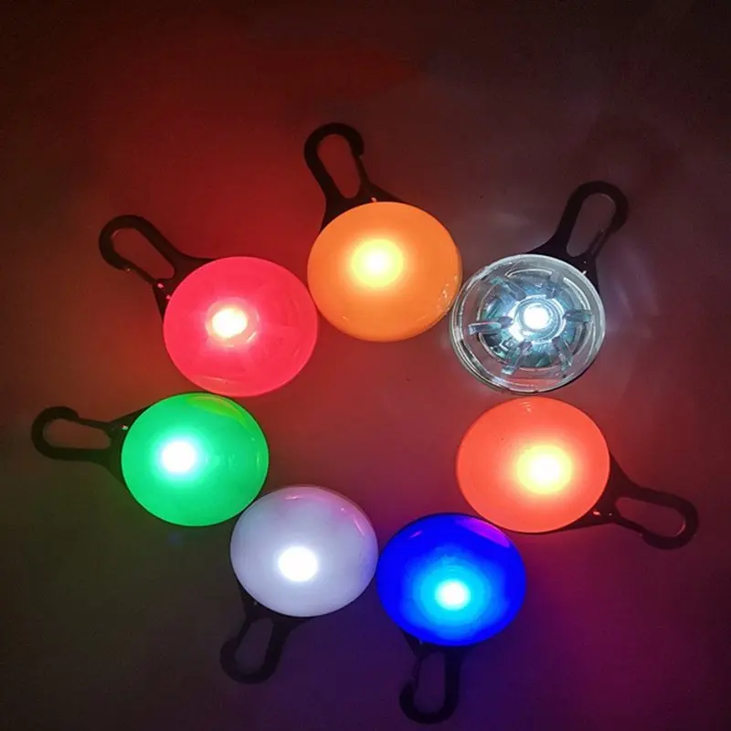 

Pet Dog Collar LED Flash Lights Pendant Glow In The Dark Outdoor Night Saft Pet Leads Accessories Luminous Collar Pet Supplies