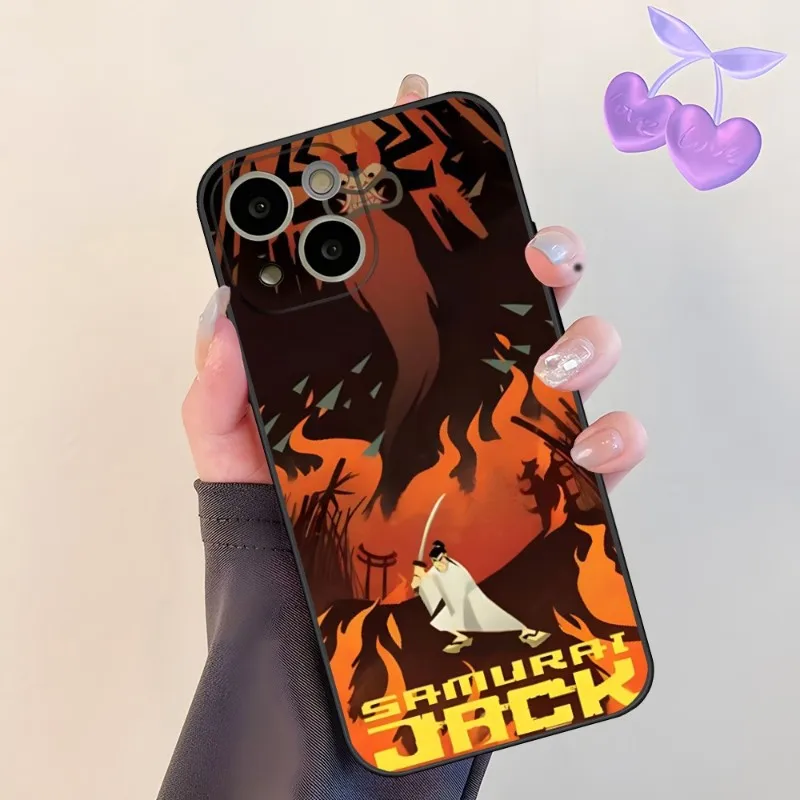 Чехол для телефона с ТВ Samurai Jack, мультяшный чехол для 14 Pro Max, для Apple Iphone 13 14 12 Mini 11 Xr X Xs Pro Max 8 6s 7 6 Plus, задняя крышка (art.: 3920c2808a014) - 3920c2808a014