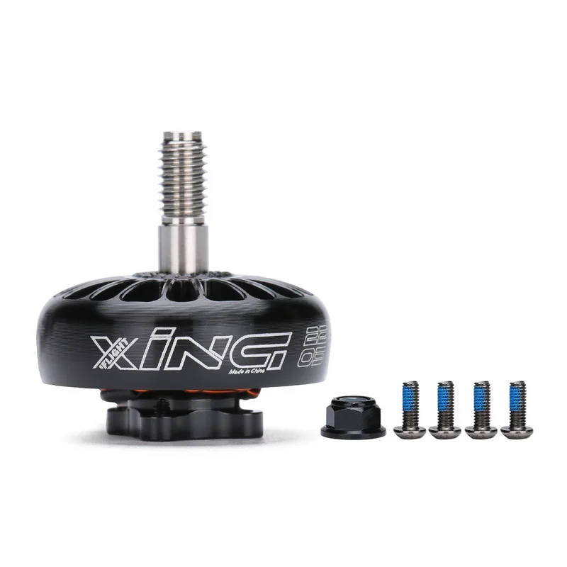 

IFlight XING 2205 2300KV / 3200KV 4-6S FPV NextGen Motor Black с монтажным отверстием 12*12 M2 для гоночного дрона Protek35 BumbleBee