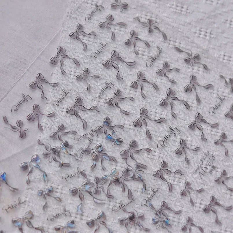 Красочная нежная лазерная лента с кристаллами блестящий бант жемчуг кролик