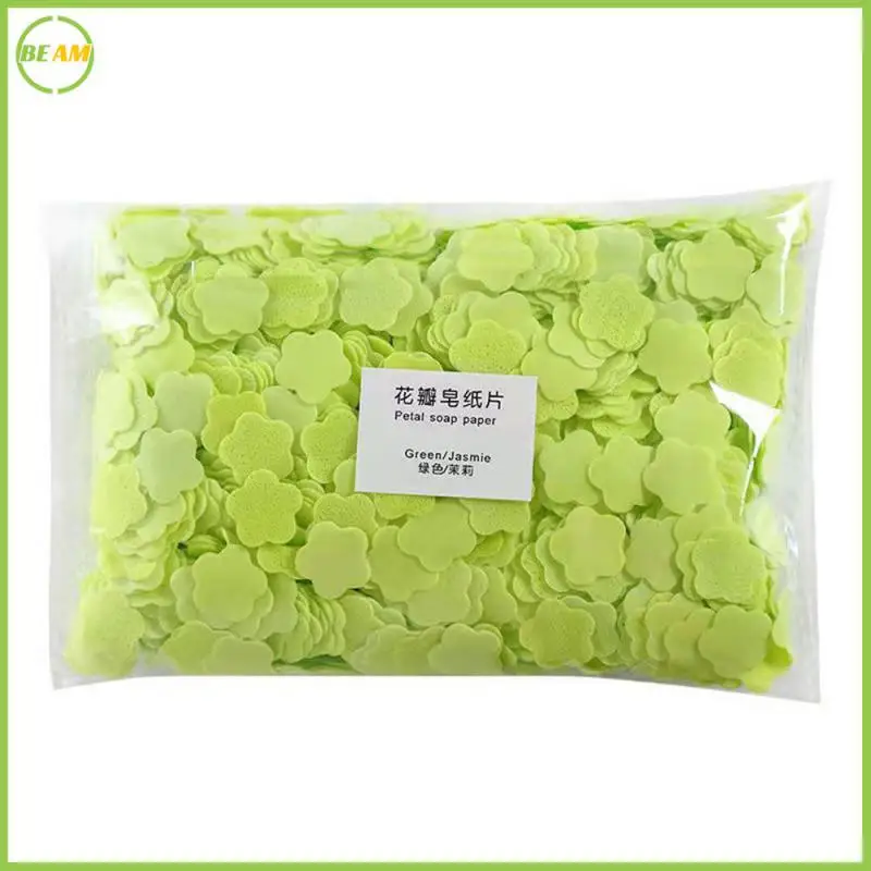 

Flakes Washing Bath Hand Washing Slice Disposable Soap Mini Petals Hand Washing Table Student Children Carry Sheets Portable