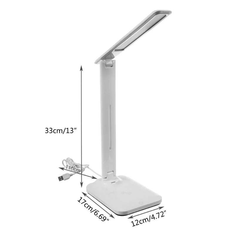 

C5AE Bedside Lamp Fashion Simple Multifunction Touch Control LED Lights for Adults