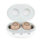 1 пара цифровых слуховых аппаратов, мини USB перезаряжаемое ушное слуховое устройство, управление одной кнопкой, регулируемый громкость, усилитель звука