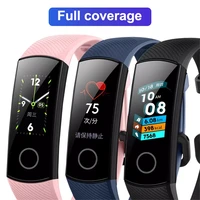 sports watch band 5 screen protector for band 4 5 strap soft hydrogel protective film honer band4 band5not tempered glass spor