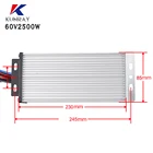 Аксессуары для скутеров 60V 2500W 38A 18Mosfet e велосипед бесщеточный контроллер электродвигатель bldc контроллер