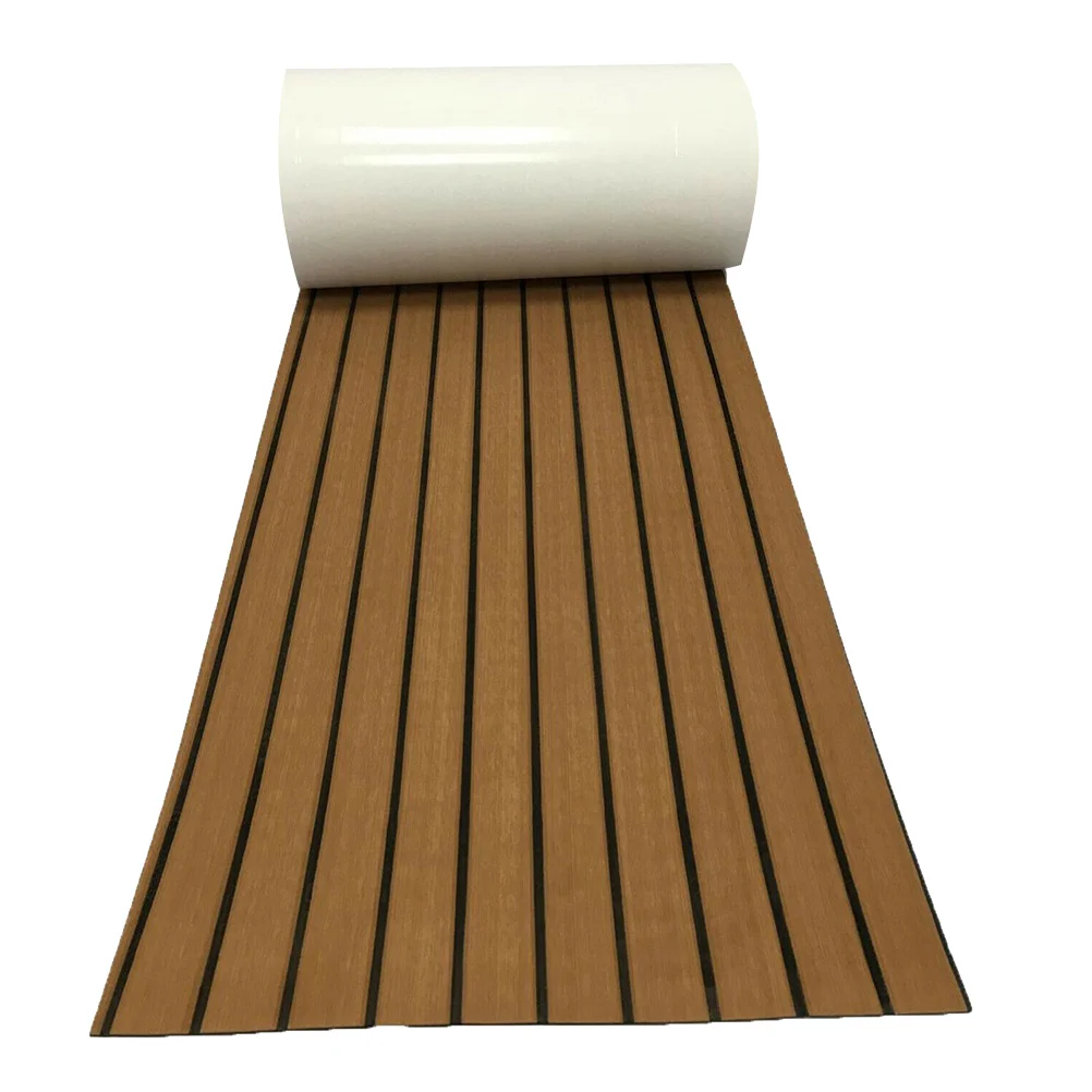 

1PC EVA Boat Non-slip Cushion Synthetic Teak Boat Floor Safety Mat Yacht Deck Cushion Decor Practical Boat Ground Cushion for
