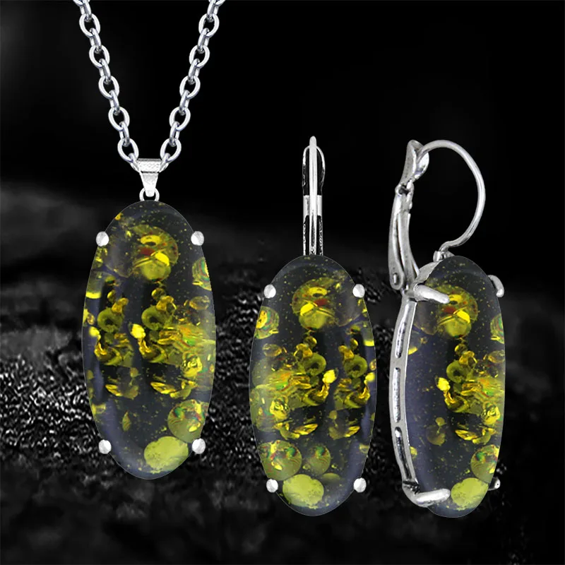 Винтажные серьги в форме глаз с подвеской