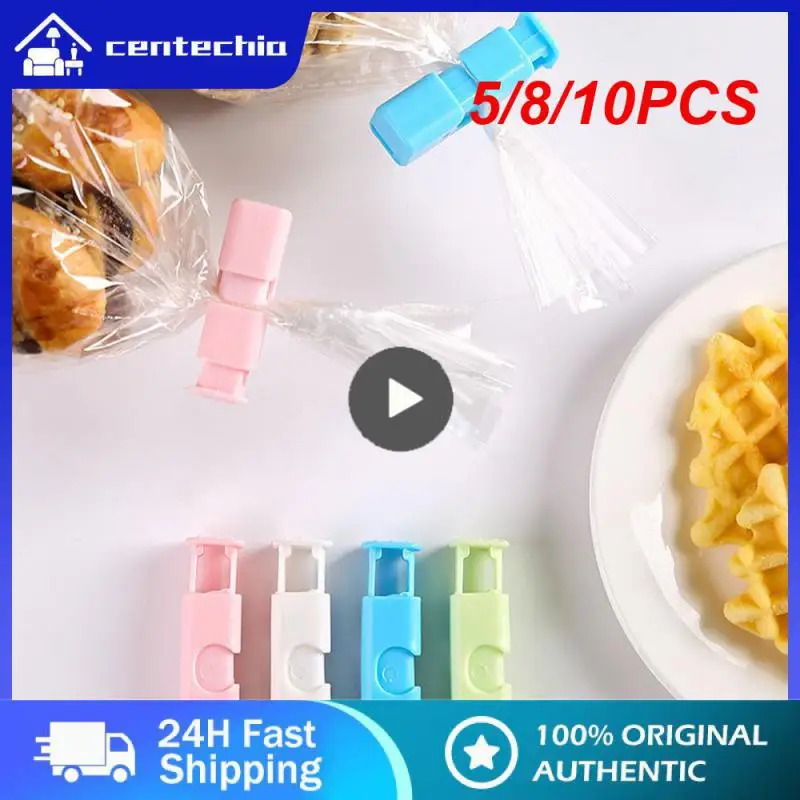 

5/8/10PCS Household Kitchen Snack Sealing Clip Press Clip Fresh-keeping Sealed Preservation Moisture-proof Preservation Clip