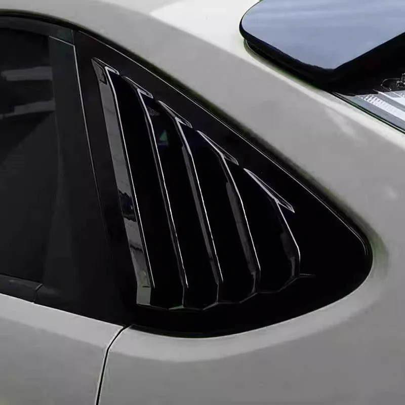 

Для Ford Focus MK2 Hatchback 2005-2013 автомобильное заднее треугольное окно, жалюзи, вентиляционные декоративные детали, аксессуары для модификации