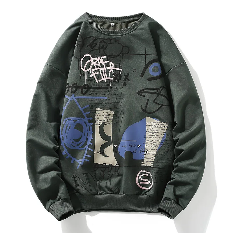 

2022Men's Round Neck Long Sleeve Sweater