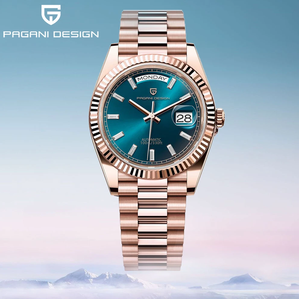 Мужские наручные часы PAGANI DESIGN из нержавеющей стали цвет в ассортименте