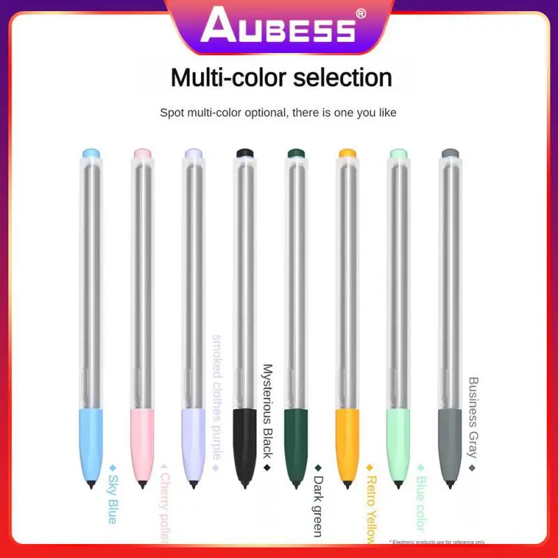

All-inclusive Protection Pen Set Touch Pen Cover Magnetic Attraction Charging Capacitor Pen Sleeve Fresh Color Matching Pen Grip