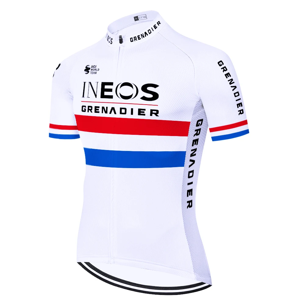 Новинка 2022 веломайка INEOS командная майка ineos Мужская дышащая гоночная