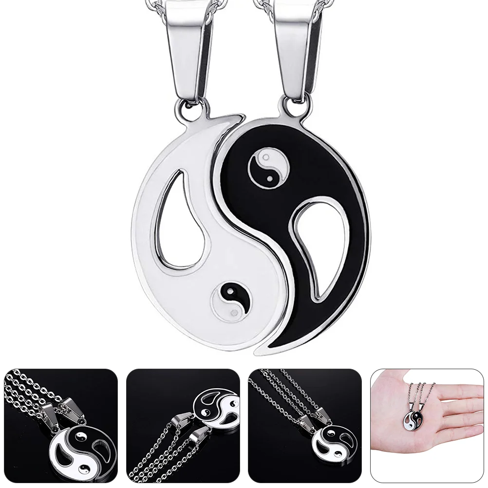 

1 Pair Necklace Family Fashion Women Couples Necklace Sweater Chain Clothing Accessory