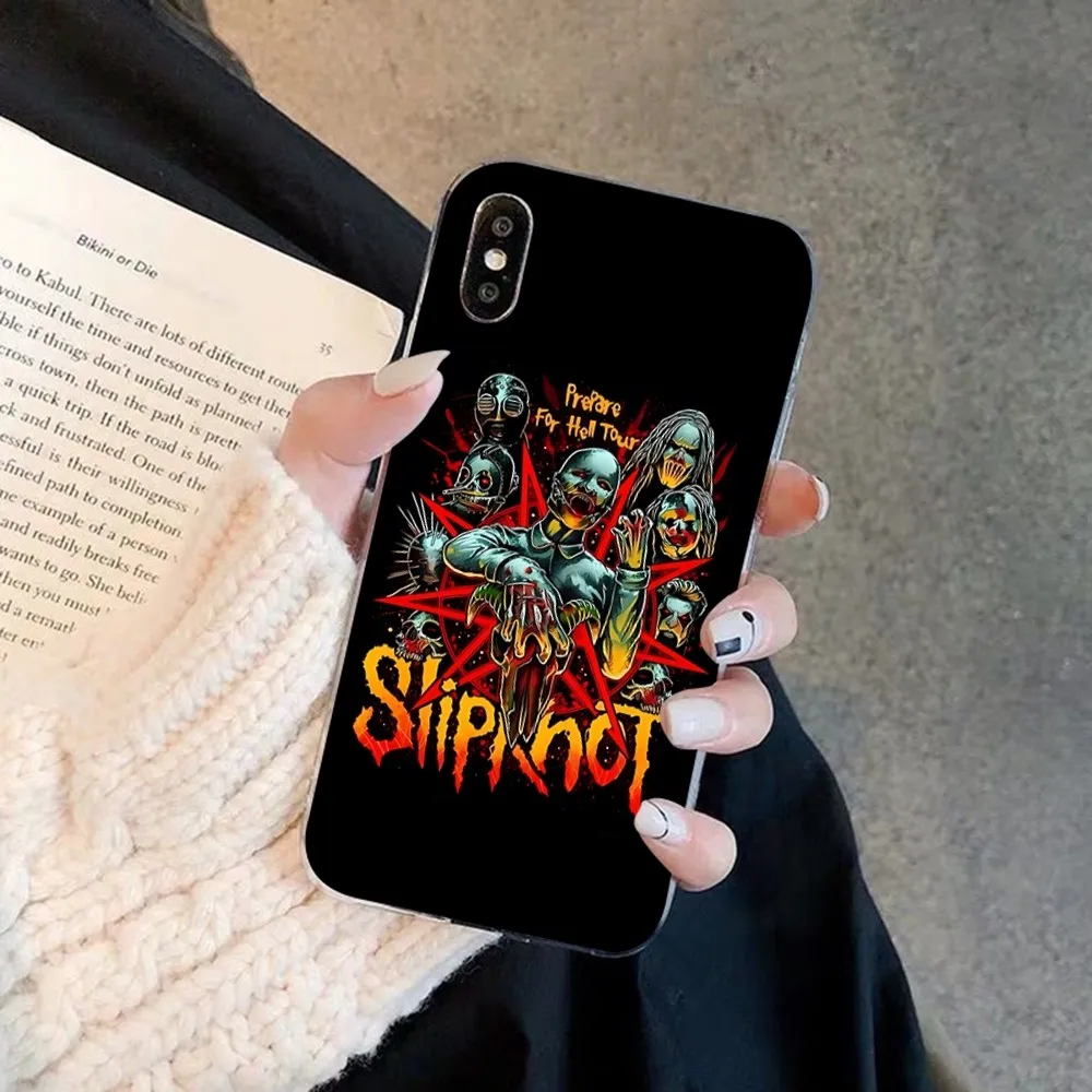 S-Slipknot Phone Case For IPhone 16 15 14 13 12 Mini 11 Pro XS Max X XR SE 6 7 8 Plus Soft Silicone Cover