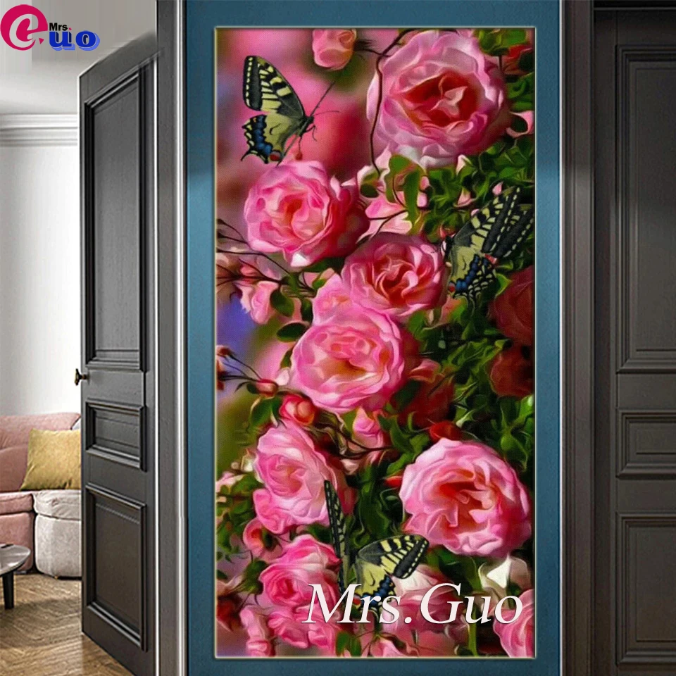 

5D алмазная живопись «сделай сам», красная роза, полный квадрат, круглая Алмазная мозаика, вышивка крестиком, домашний декор, красивый цветок...