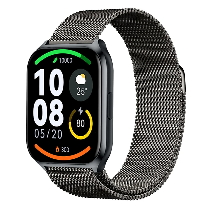 Для Haylou Watch 2 Pro Магнитная Петля для Solar Lite металлический браслет Plus RT3 ремешок RS4