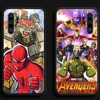 marvel avengers phone cases for huawei honor y6 y7 2019 y9 2018 y9 prime 2019 y9 2019 y9a coque carcasa soft tpu funda