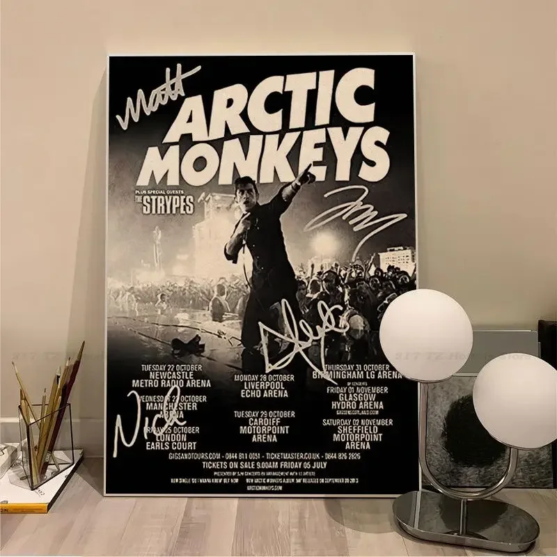 Постер рок-группы Arctic настенные художественные постеры с музыкой крафт-бумага
