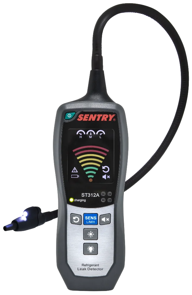 Детектор утечки хладагента HVAC для R32 с цветным ЖК-дисплеем