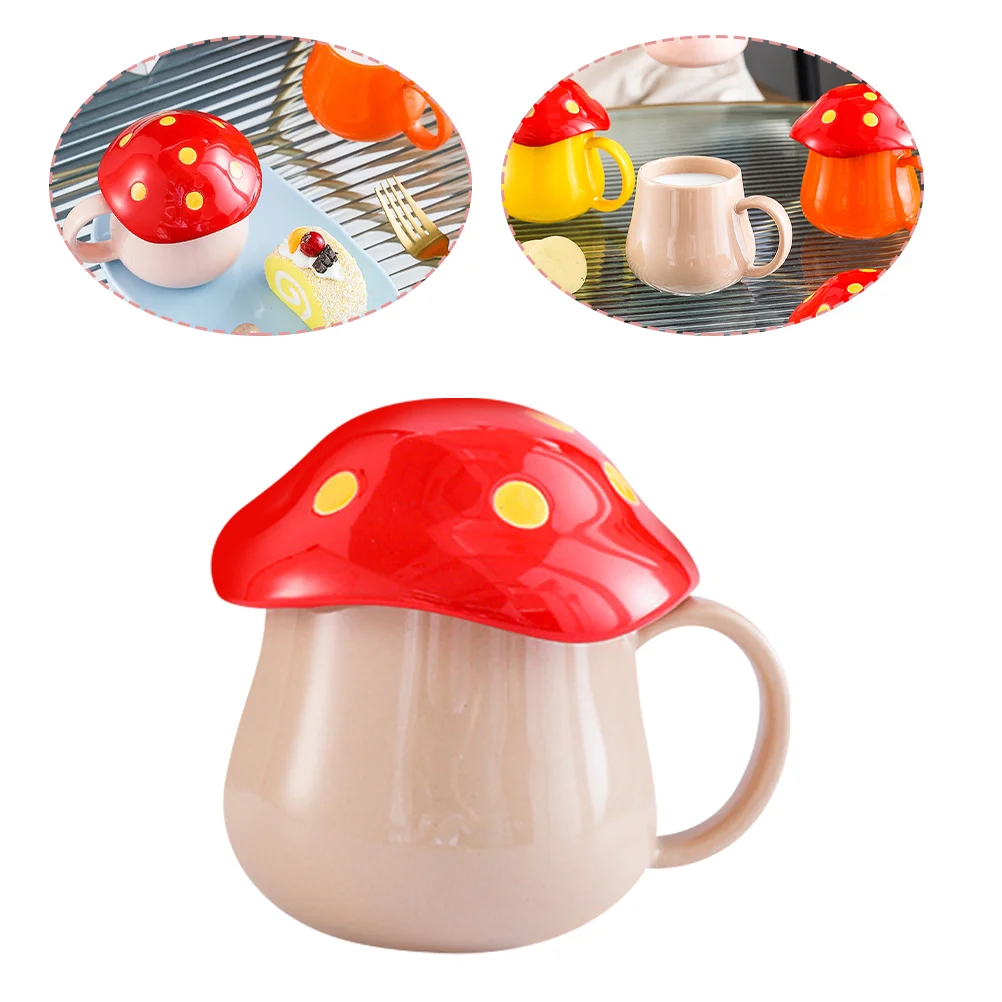 

Mushroom Coffee Mugs European Style Tea Cup Beverage Cups Afternoon Tea Cup Ceramic Coffee Mug Coffee Mug