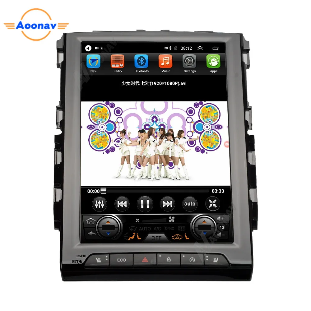 Автомагнитола 2 din 12 8 дюйма Android автомобильное стерео радио Тесла стиль для RENAULT