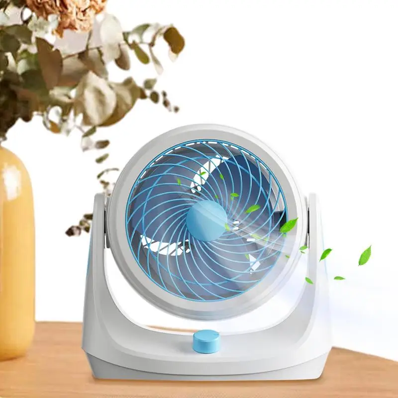 

Desktop Personal Fan 23Db Silent Desk Fan Desktop Table Fan Adjustable Air Circulator Fan Desktop Small Fan Birthday Gift For