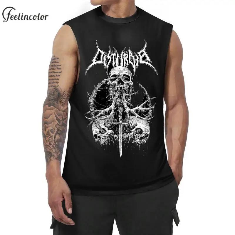 Мужская футболка без рукавов с черепом в стиле аниме Asta Yami Sukehiro топы на бретелях