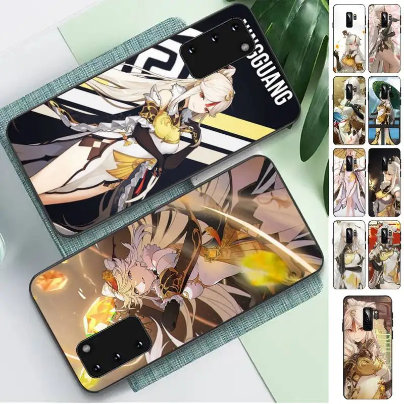 

Yinuoda Genshin Impact NingGuang Phone Case for Samsung S10 21 20 9 8 plus lite S20 UlTRA 7edge