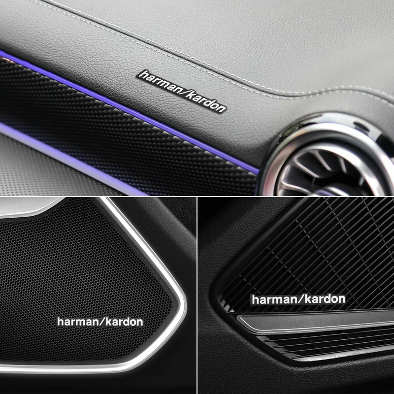 4/8 шт. автомобильные звуковые колонки harman/kardon стерео наклейки для Subaru Impreza Forester XV