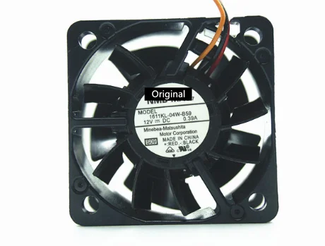 Оригинальный 100% рабочий 1611KL-04W-B59 T55 DC 12 В 0.39A 40x40x28 мм вентилятор охлаждения сервера
