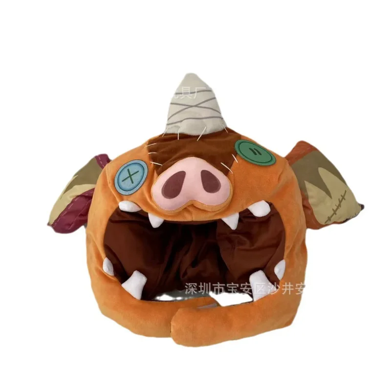 Симпатичные Детские головные уборы плюшевая шапка теплый шлем маска для косплея