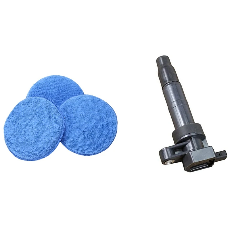 

3 Pcs Microfibre Foam Sponge Polish Wax Pads & 1 Pcs for 2005-2015 Hyundai Kia 2.4L 3.3L 3.5L 3.8L V6 Ignition Coil