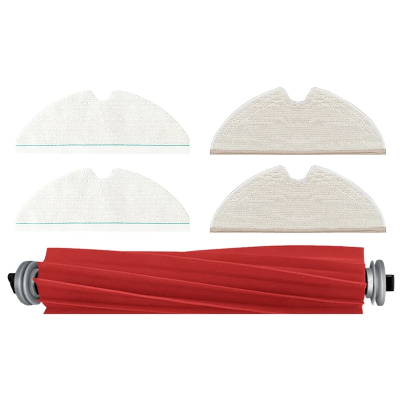 

5PCS Main Brush Mop Cloth For Roborock T8/ Q7 Max / Max+ Robot Vacuum Cleaner Replacement Spare Part Kit Floor Cleaning