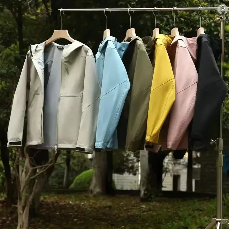 Повседневные куртки для пар уличная городская куртка GM Soft Shell тонкая обычного