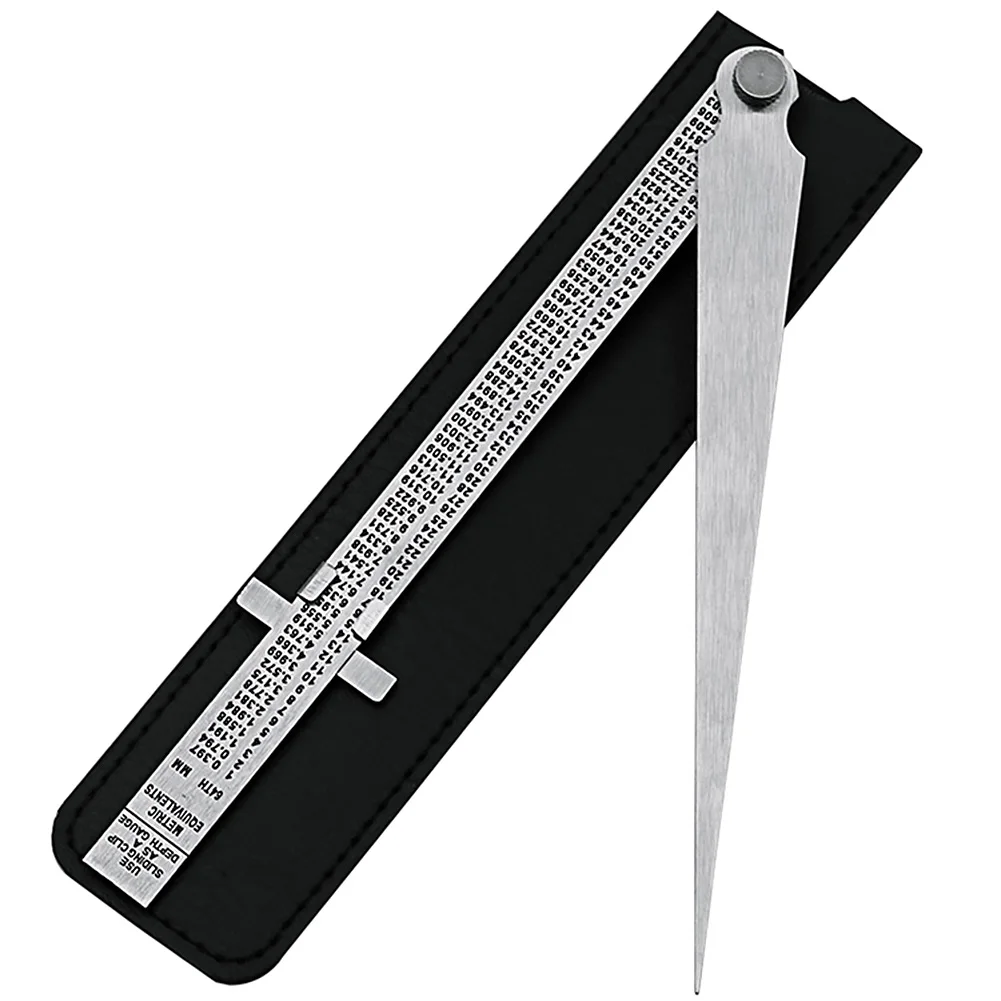 

Welding Measuring Tool Depth Inspection Tapered Ruler Feeler Gauge House Portable Stainless Steel Adjustable Hole Accuracy