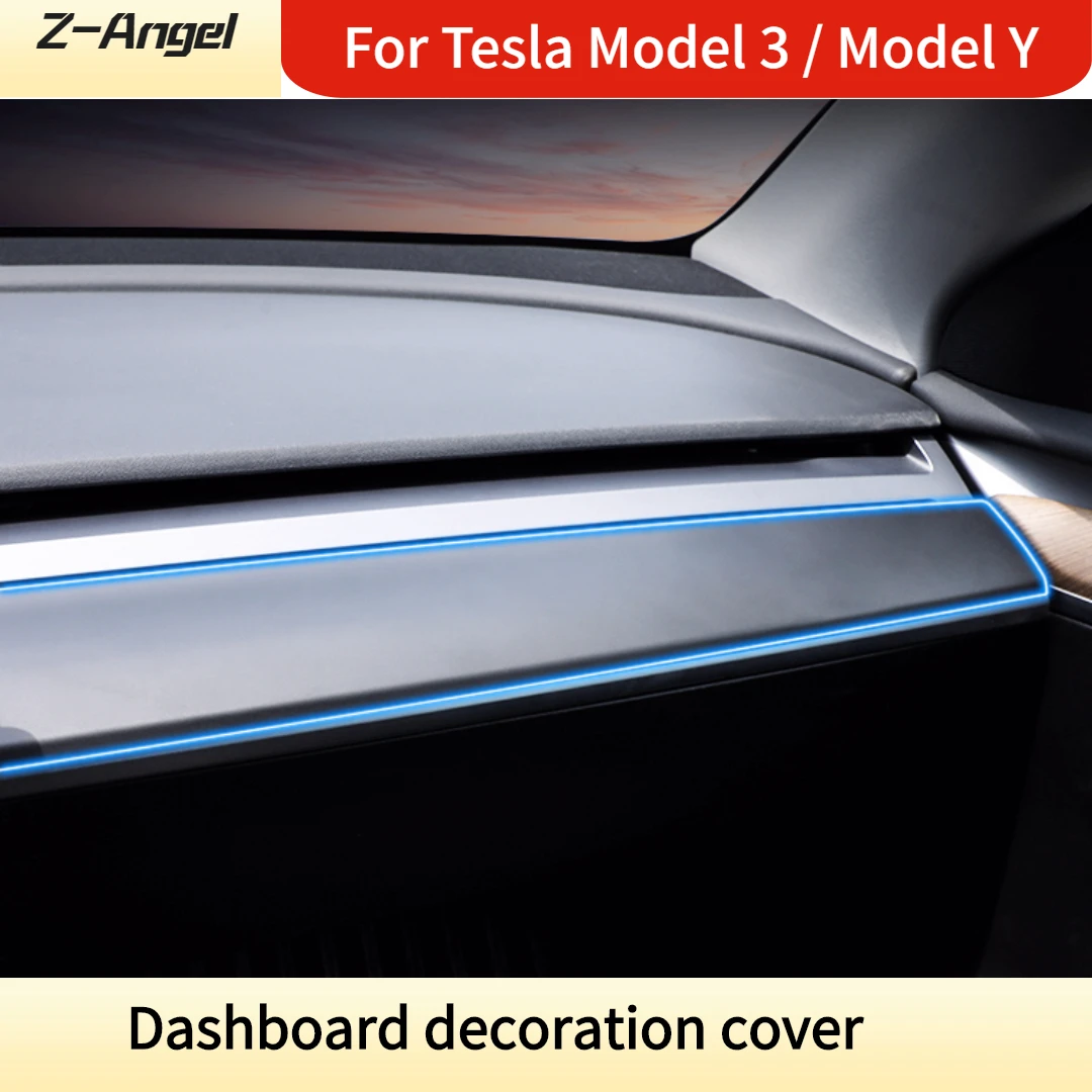 

Накладка на приборную панель tesla model 3 защитная накладка для tesla model Y матовая черная из углеродного волокна модификация автомобиля 2018-2022