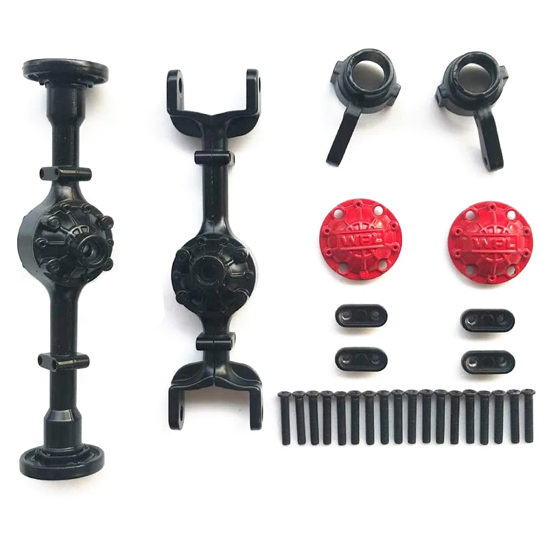 

FBIL-WPL Full Metal Spare Parts Front Axle And Rear Axle As OP Parts B14 B24 C14 C24 C34 (Black)