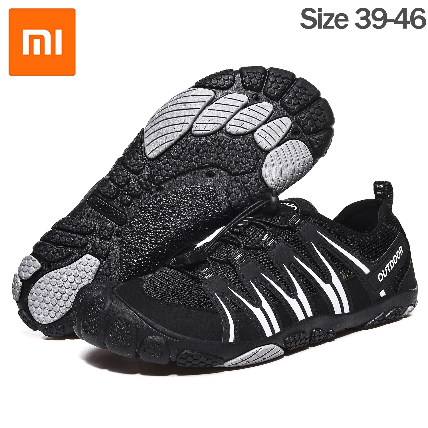 

SALUDAS Mijia Mens Water Shoes Quick Dry Barefoot Women's Sports Aqua Shoes Outdoor Beach Swim Diving Surf Kayak Boating Walking