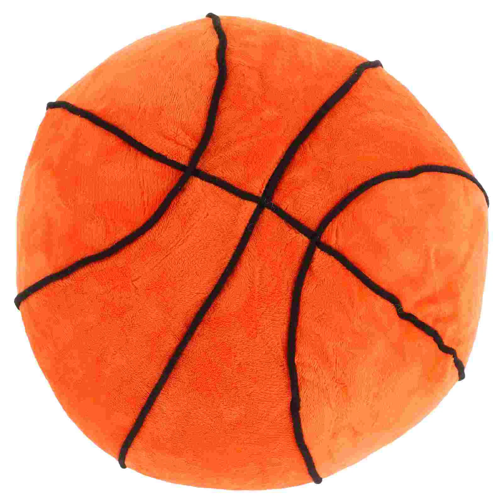Plush Basketball Toy Soccer Toys Throw Pillow Boy Hugging Pillow Pp Cotton Soft Basketball Toy Baby Basketball Cushion