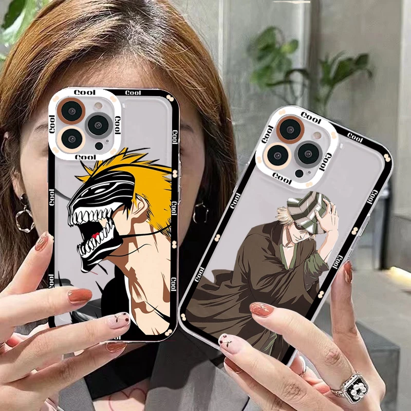 

Bleach Phone Case for iPhone 11 12 13 Mini Pro Max 14 Pro Max Case shell