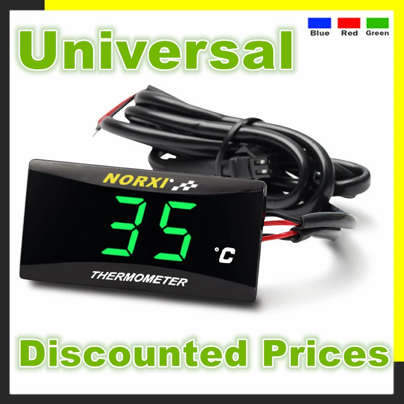 koso accessories Water Temperature Mini norxi Meter For XMAX250 300 NMAX CB 400 CB500X Sensor thermomete gauges Scooter Racing