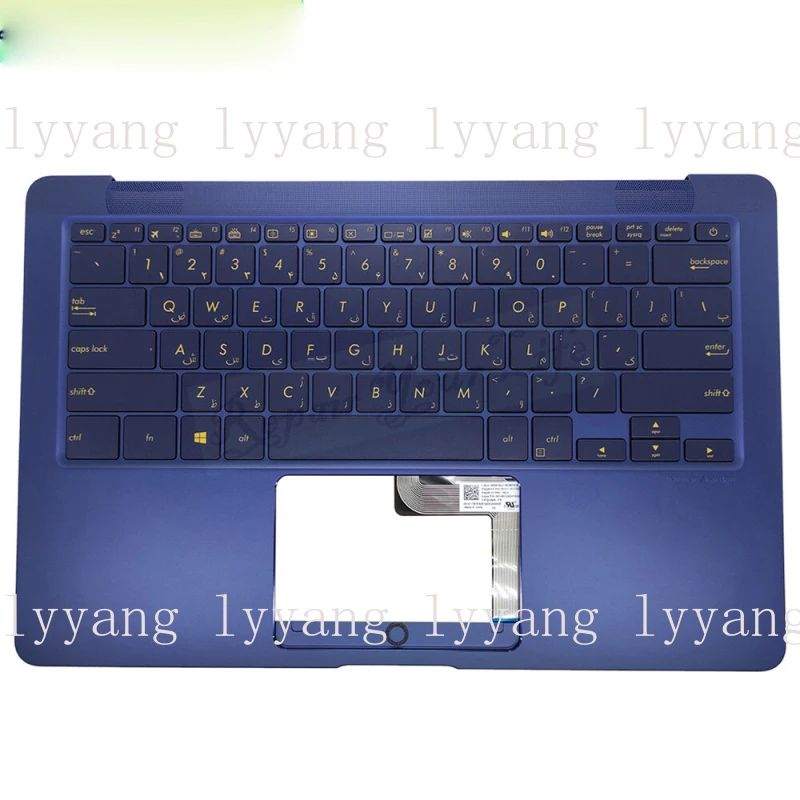 Фото Клавиатура с подсветкой синего цвета и подставкой для рук для ASUS UX490UA ZEBOOK UX490 №1