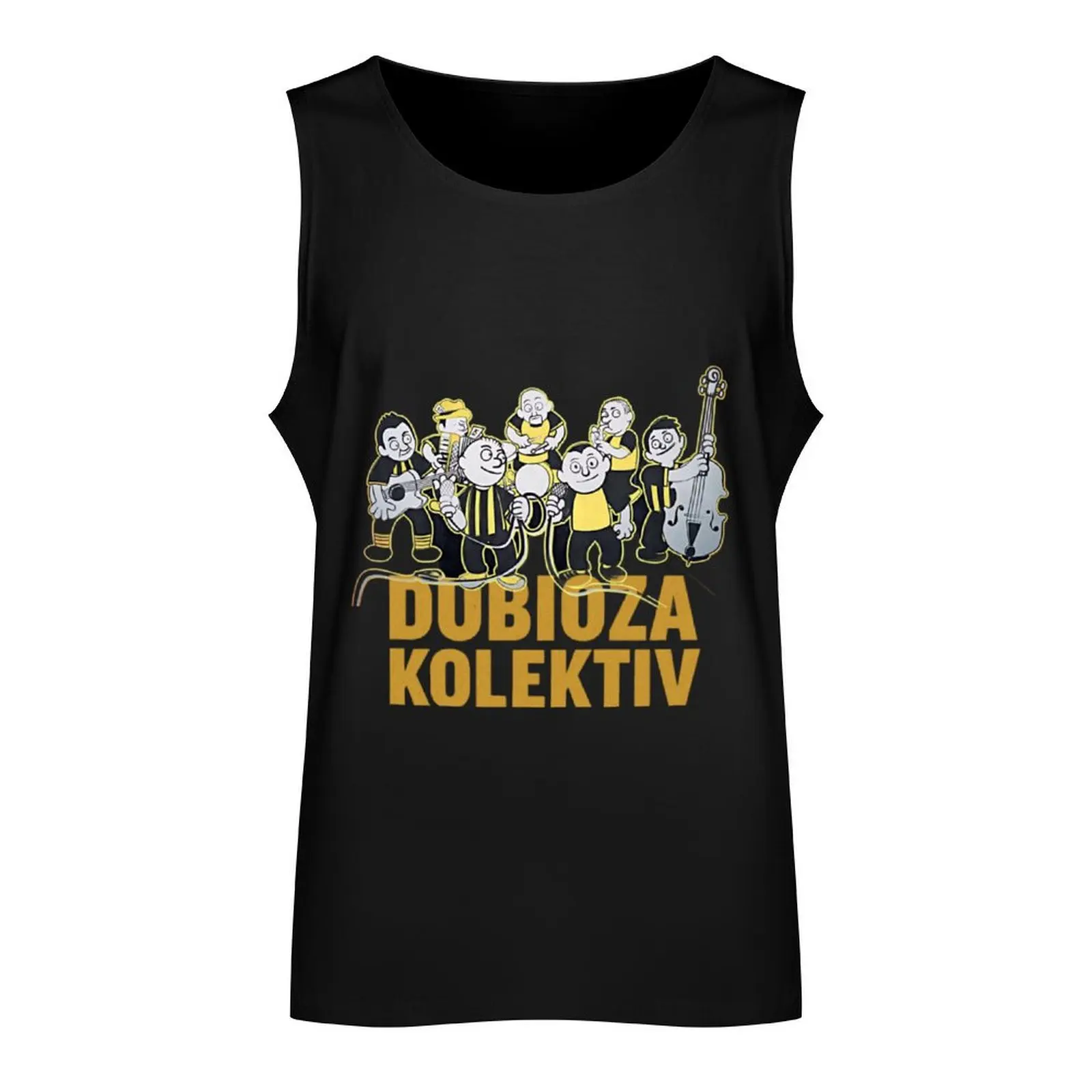 Dubioza kolektiv Tank Top Мужские спортивные рубашки без рукавов футболка