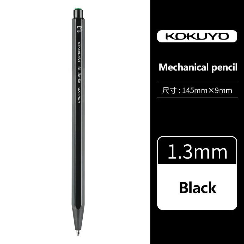

1pcs Japan Kokuyo Mechanical Pencil for Painting 0.3/0.5/0.7/0.9/1.3mm Retractable Pen Tip Original Lead Core School Supplies